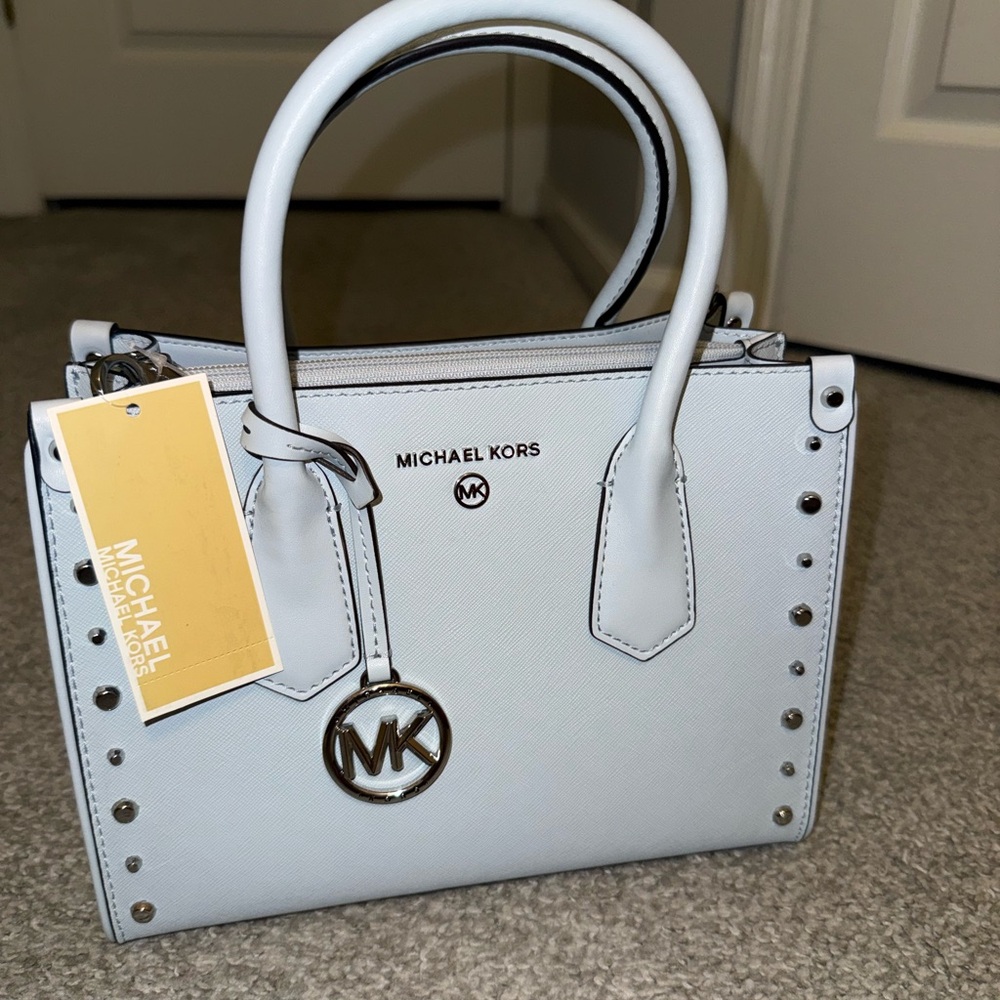 Michael Kors Sky Blue Satchel